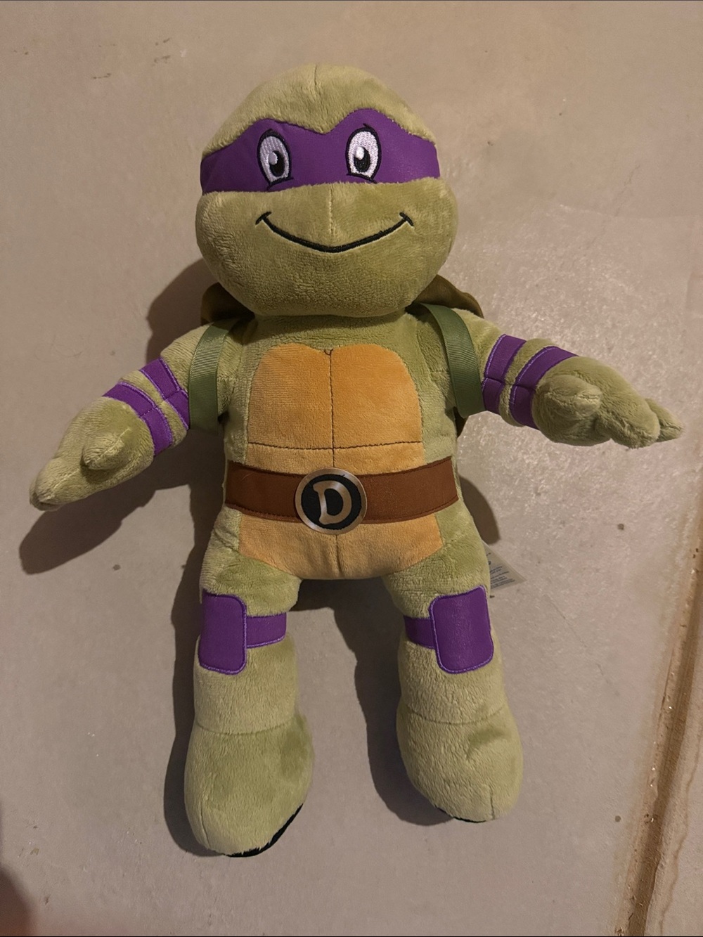 Nickelodeon Build-A-Bear BAB Teenage Mutant Ninja Turtles Donatello plush